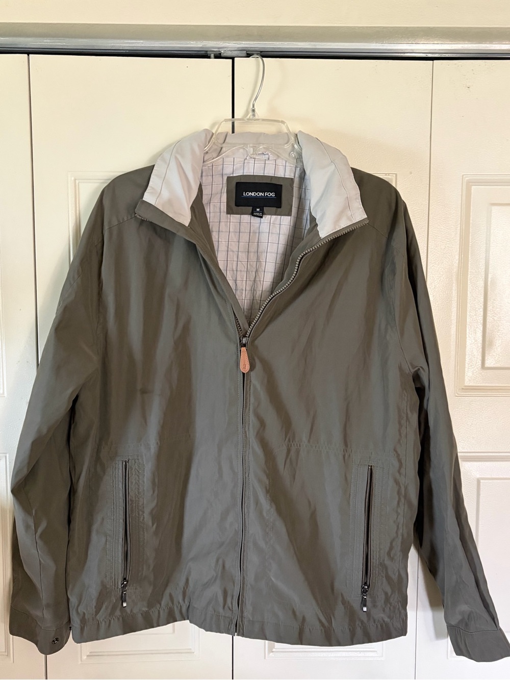 London Fog Men’s Hooded Preppy Gorpcore Jacket Size MD Layer Pockets